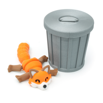 Fox with Trash Can - Fidget Toy