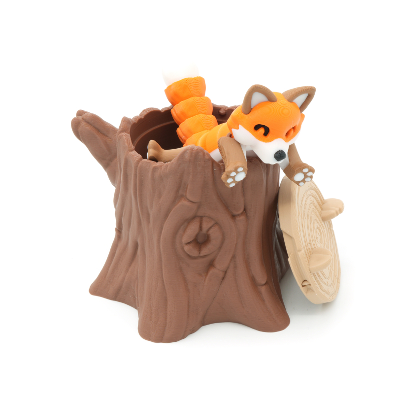 Fox with Tree branch - Fidget Toy