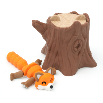 Fox with Tree branch - Fidget Toy