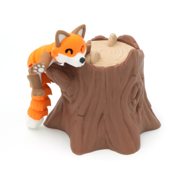 Fox with Tree branch - Fidget Toy