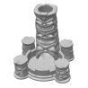 Rock Totem Dice Tower