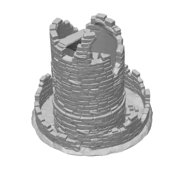 Wieża w ruinie wieża do kości - Ruined Tower Dice Tower