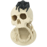 Czaszka pocałunek pustyni z czarnym pająkiem PREMIUM - wieża do kości - Desert's Kiss Skull Dice Tower