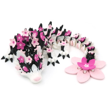 Młody smok kwiat wiśni - przegubowy smok - Cinderwing3D BABY Cherry Blossom Dragon