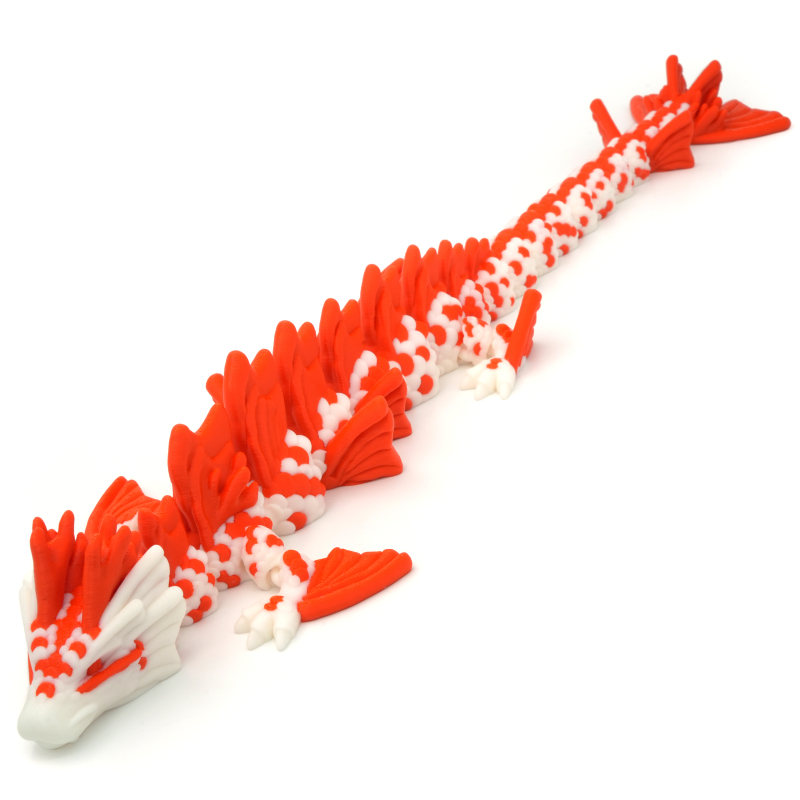 Karp koi przegubowy smok - Cinderwing3D Koi Dragon