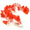 Koi Dragon - Movable Figurine - Flexi - Cinderwing3D