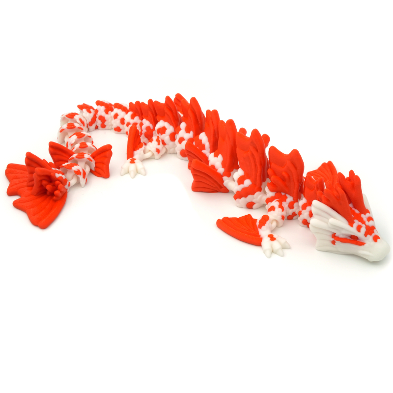 Karp koi przegubowy smok - Cinderwing3D Koi Dragon