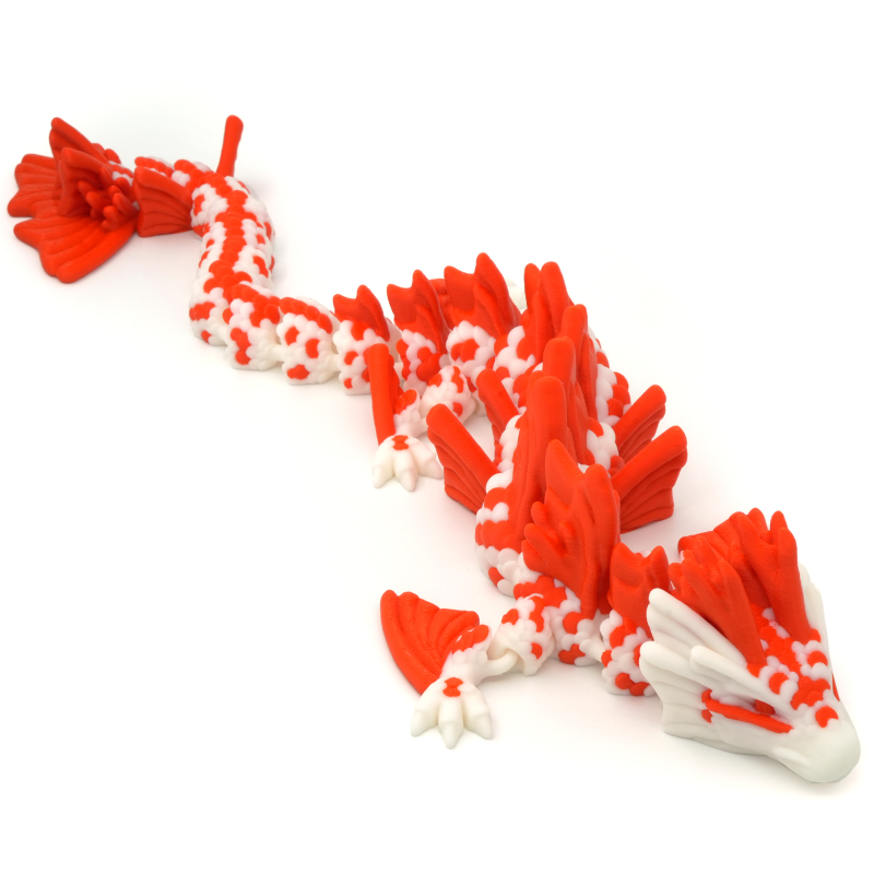 Karp koi przegubowy smok - Cinderwing3D Koi Dragon