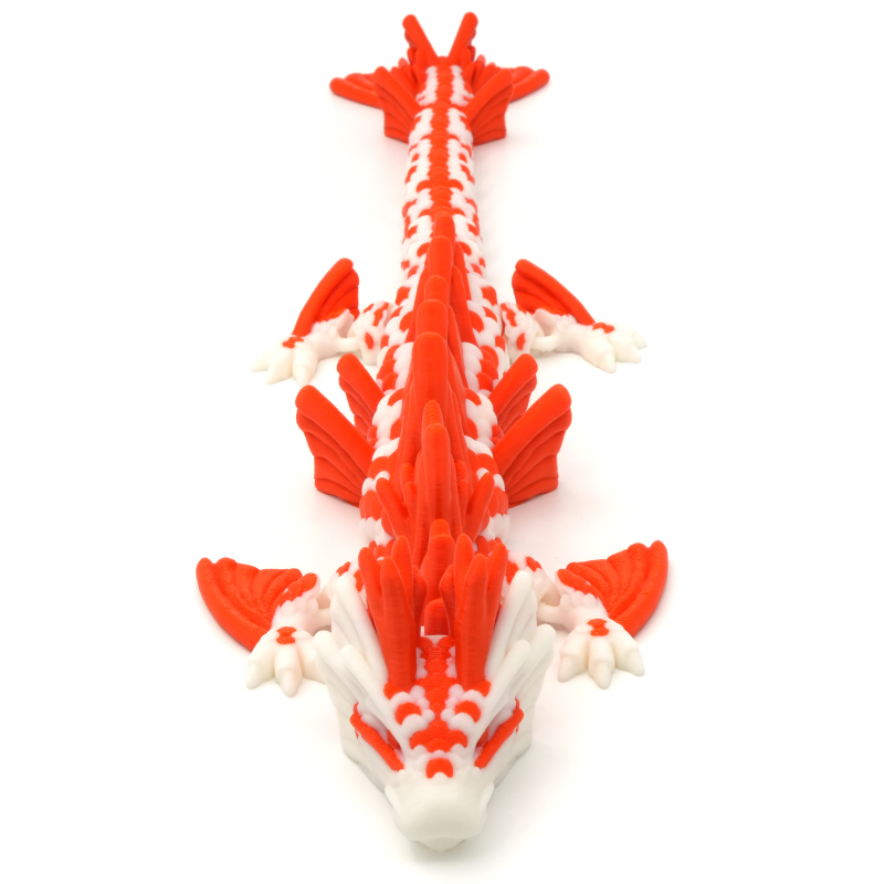 Karp koi przegubowy smok - Cinderwing3D Koi Dragon