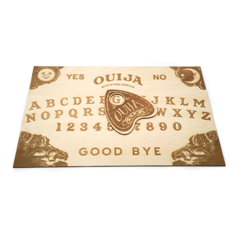 Tablica OUIJA - do wywoływania duchów - grawer drewno