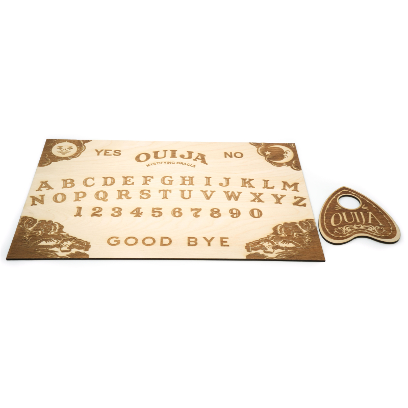 Tablica OUIJA - do wywoływania duchów - grawer drewno