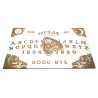 OUIJA Board - for summoning spirits - wood engraving