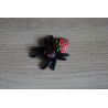 Ruchomy pająk truskawka skakun - Strawberry Tiny Spider - Cinderwing3D
