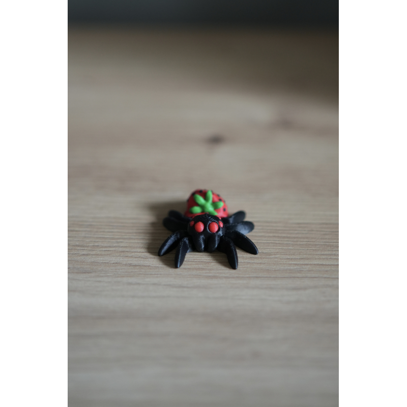 Strawberry Spider skakun - Cinderwing3D