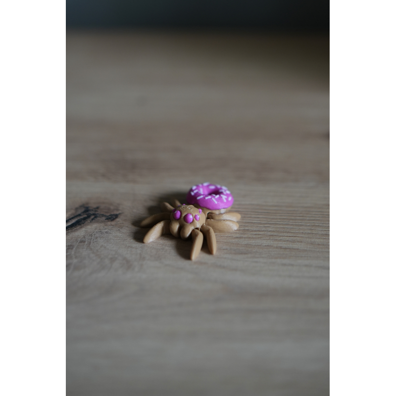 Ruchomy pająk donat skakun - Donut Spider - Cinderwing3D