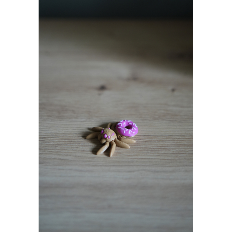 Ruchomy pająk donat skakun - Donut Spider - Cinderwing3D