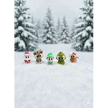 Set of Christmas figurines