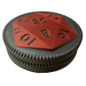 D20 magnetyczny pojemnik na kości RPG - pudełko/ogranizer/etui