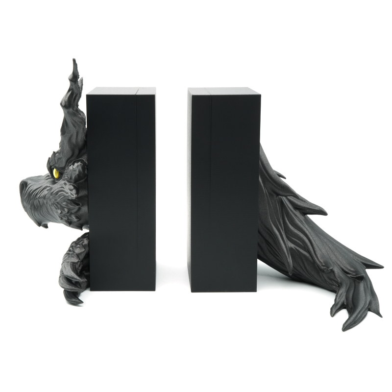 Shadow Dragon Head with eye and Tail - Book Nook