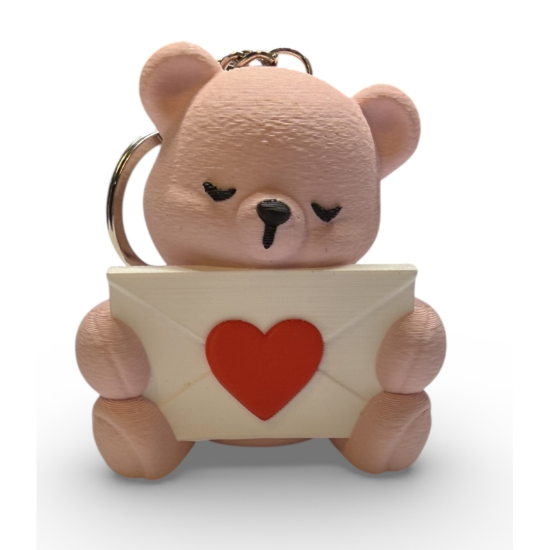 Misiu z miłosnym listem - zawieszka / breloczek - SweetMail Bear