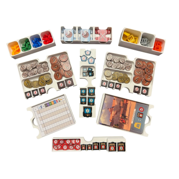 Insert 7 Wonders (Second Edition) Insert / Organizer - Fits Edifice, Leaders, Cities, and Armada in Base Box