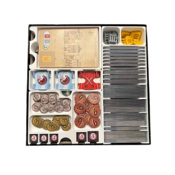 Insert 7 Wonders (Second Edition) Insert / Organizer - Fits Edifice, Leaders, Cities, and Armada in Base Box
