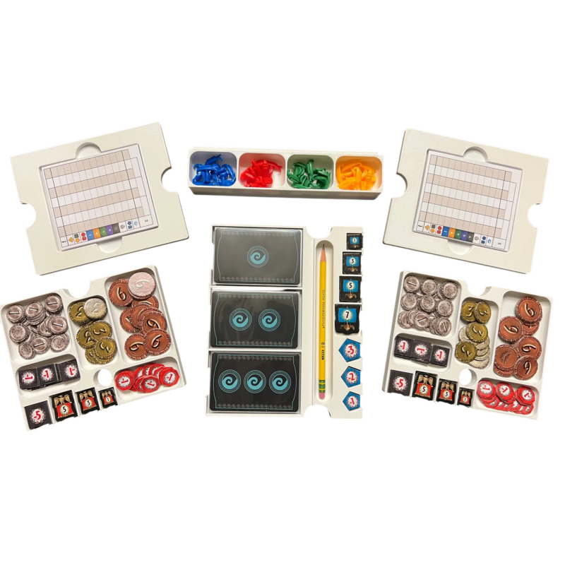 Insert 7 Wonders (Second Edition) Insert / Organizer - Fits Leaders, Cities, and Armada in Base Box