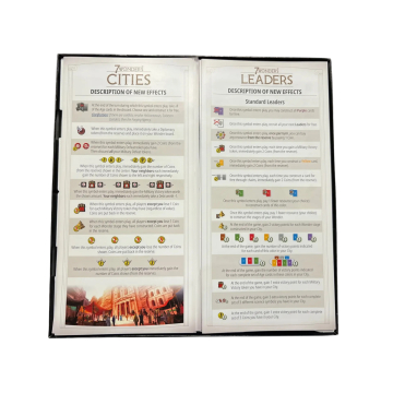Insert 7 Wonders (Second Edition) Insert / Organizer - Fits Leaders, Cities, and Armada in Base Box