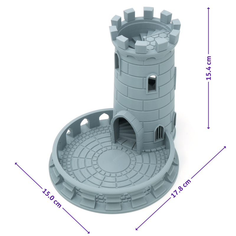 Castel Dice Tower with Tray