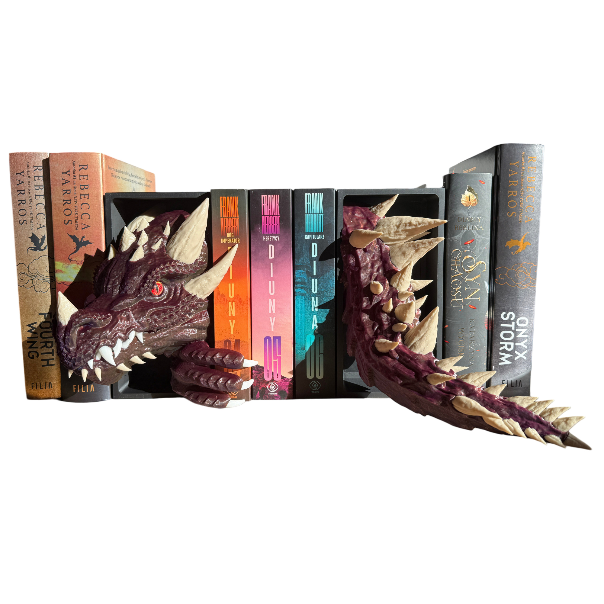 Dragon Head with eye and Tail - Book Nook PREMIUM V2