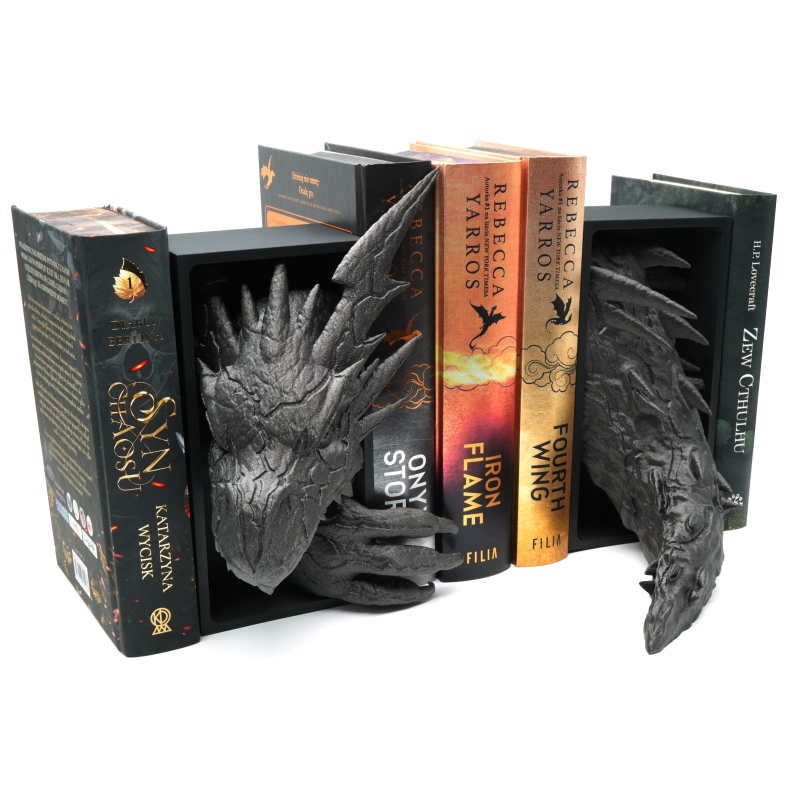 Lightning Dragon Head with eye and Tail - Book Nook