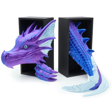 Sea Dragon Head with eye and Tail - Book Nook