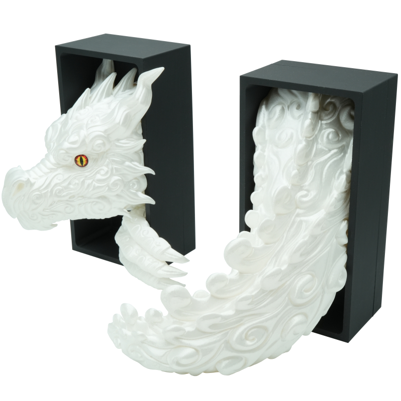 Cloud Dragon Head with eye and Tail - Book Nook