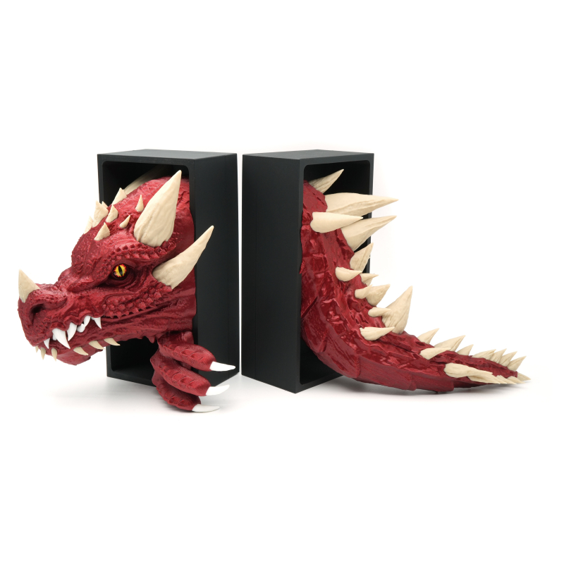 Dragon Head with eye and Tail - Book Nook PREMIUM V2