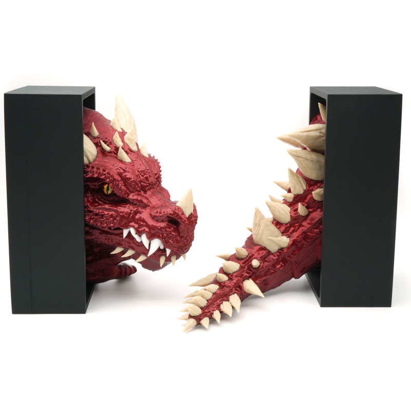 Dragon Head with eye and Tail - Book Nook PREMIUM V2