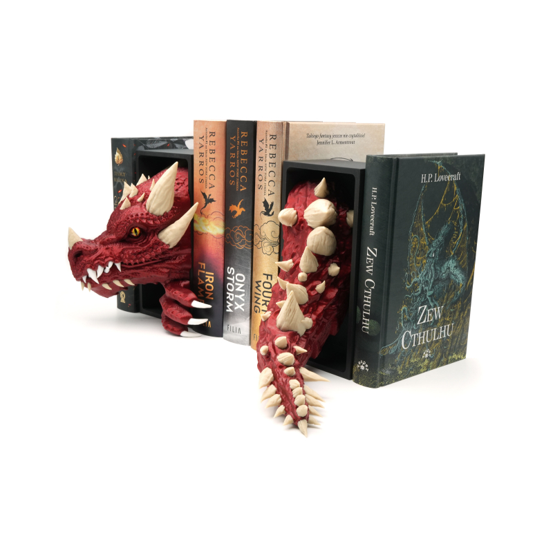 Dragon Head with eye and Tail - Book Nook PREMIUM V2