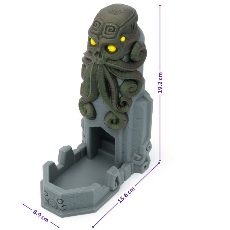 Cthulhu - szepty z głębin wieża do kości - Thulspire Dice Tower PREMIUM