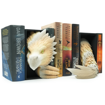 Wind Dragon Head with eye and Tail - Book Nook